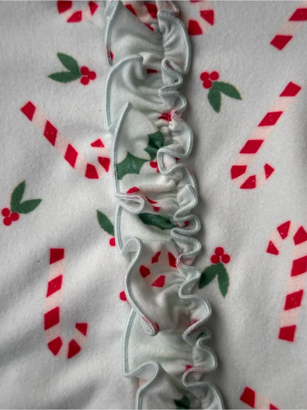 SweetHoney Candy Cane Ruffle Layette size Newborn